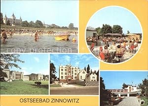 Image du vendeur pour Postkarte Carte Postale Zinnowitz Ostseebad Strand Boulevard-Caf Kulturhaus der DSF Ferienheim IG Wismut MS-Libelle mis en vente par Versandhandel Boeger