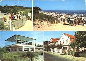 Postkarte Carte Postale Baabe Ostseebad Rügen Rondell Strand HOG Inselparadies FDGB Heim Mathias ...