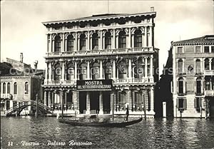 Bild des Verkufers fr Postkarte Carte Postale Venezia Venedig Palais Rezzonico zum Verkauf von Versandhandel Boeger