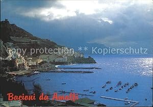 Bild des Verkufers fr Postkarte Carte Postale Amalfi Panorama Costiera Amalfitana Porto zum Verkauf von Versandhandel Boeger