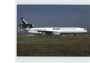 Bild des Verkufers fr Postkarte Carte Postale Lufthansa Cargo/WoW MD-11 D-ALCE zum Verkauf von Versandhandel Boeger