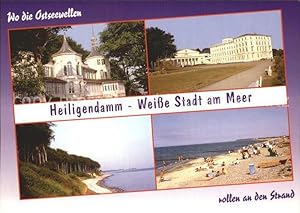 Seller image for Postkarte Carte Postale Heiligendamm Ostseebad Die Weisse Stadt am Meer Kurhaus Sanatorium Strand Geschichte for sale by Versandhandel Boeger