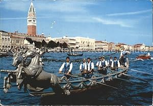 Immagine del venditore per Postkarte Carte Postale Venezia Venedig Bissona Cavalli Regata venduto da Versandhandel Boeger