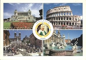 Bild des Verkufers fr Postkarte Carte Postale Roma Rom Anno Santo 2000 zum Verkauf von Versandhandel Boeger