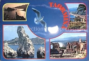 Bild des Verkufers fr Postkarte Carte Postale Taormina Sizilien zum Verkauf von Versandhandel Boeger