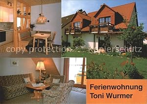 Bild des Verkufers fr Postkarte Carte Postale Staffelstein Ferienwohnung Toni Wurmer Haus zum Verkauf von Versandhandel Boeger