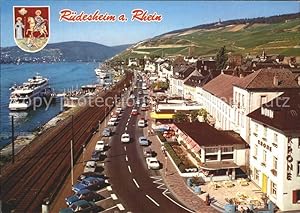 Bild des Verkufers fr Postkarte Carte Postale Rdesheim Rhein Romantik Frohsinn Edelwein Rheinstrae zum Verkauf von Versandhandel Boeger