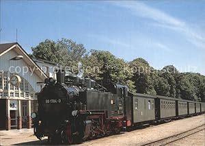Bild des Verkufers fr Postkarte Carte Postale Lokomotive Der Rasende Roland Binz Insel Rgen zum Verkauf von Versandhandel Boeger