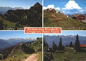 Bild des Verkufers fr Postkarte Carte Postale Lenggries Brauneck Drachenflieger zum Verkauf von Versandhandel Boeger