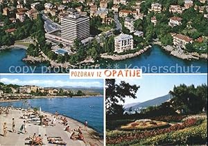 Bild des Verkufers fr Postkarte Carte Postale Opatija Istrien Strand Huser See zum Verkauf von Versandhandel Boeger