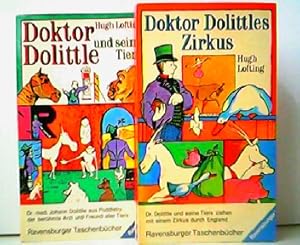 Konvolut aus 2 Bänden! 1. Doktor Dolittles Zirkus - Dr. Dolittle und seine Tiere ziehen mit einem...