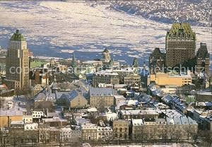 Immagine del venditore per Postkarte Carte Postale Quebec Old City in the winter Air view venduto da Versandhandel Boeger