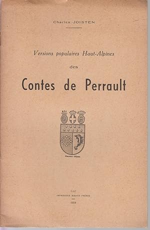 Immagine del venditore per Versions populaires Haut-Alpines des Contes de Perrault venduto da CANO