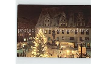 Bild des Verkufers fr Postkarte Carte Postale Meissen Elbe Sachsen Weihnachtsmarkt zum Verkauf von Versandhandel Boeger