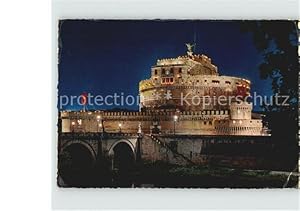 Immagine del venditore per Postkarte Carte Postale Roma Rom Sankt Engels Burg bei Nacht venduto da Versandhandel Boeger