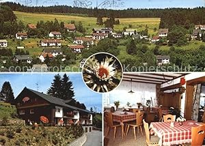 Bild des Verkufers fr Postkarte Carte Postale Lenzkirch Panorama Gstehaus Silberdistel Gaststube zum Verkauf von Versandhandel Boeger