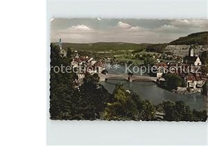 Seller image for Postkarte Carte Postale Laufenburg Baden Blick vom Dreispitz auf die Rheinbrcke for sale by Versandhandel Boeger