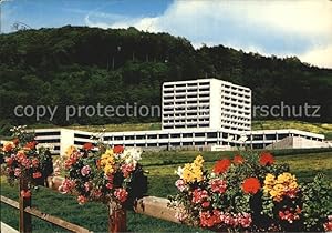 Bild des Verkufers fr Postkarte Carte Postale Bad Pyrmont DAK Herz Kreislauf Kurcenter Haus Weserland Blumen zum Verkauf von Versandhandel Boeger