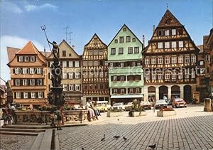 Bild des Verkufers fr Postkarte Carte Postale Tbingen 500 Jahre Eberhard Karls-Universitt Tbingen Marktplatz zum Verkauf von Versandhandel Boeger