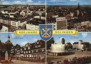 Postkarte Carte Postale Solingen 600 Jahre