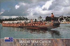 Image du vendeur pour Postkarte Carte Postale Boote Maori War Canoe New Zealand Ngatokimatawhaorua mis en vente par Versandhandel Boeger