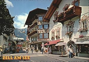 Bild des Verkufers fr Postkarte Carte Postale Zell See Geschft Wiener Mode zum Verkauf von Versandhandel Boeger