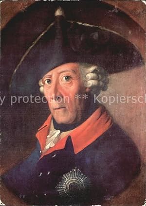 Bild des Verkufers fr Postkarte Carte Postale Adel Preussen Friedrich II. zum Verkauf von Versandhandel Boeger