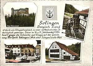 Postkarte Carte Postale Solingen Burg-Hohenscheid Schleifkotten Wasserrad