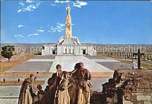 Postkarte Carte Postale Madrid Spain Cerro de los Angeles Monumentos al Sagrado Corazon