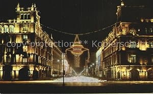 Imagen del vendedor de Postkarte Carte Postale Mexico City Avenue 20 de Noviembre Nachtaufnahme a la venta por Versandhandel Boeger