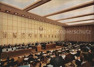 Bild des Verkufers fr Postkarte Carte Postale Politik Bundesrat Plenarsitzung zum Verkauf von Versandhandel Boeger