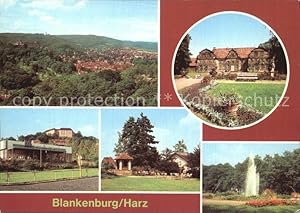 Bild des Verkufers fr Postkarte Carte Postale Blankenburg Harz Museum Kleines Schloss Stadtpark Thiepark zum Verkauf von Versandhandel Boeger