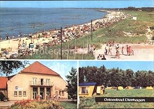 Postkarte Carte Postale Dierhagen Ostseebad FDGB Heim Ernst Moritz Arndt Zeltplatz