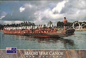 Image du vendeur pour Postkarte Carte Postale Boote Maori War Canoe New Zealand Ngatokimatawhaorua mis en vente par Versandhandel Boeger