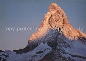 Immagine del venditore per Postkarte Carte Postale Werbung Reklame Tissot Swiss Watches Matterhorn venduto da Versandhandel Boeger