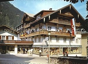 Bild des Verkufers fr Postkarte Carte Postale Mayrhofen Zillertal Kaufhaus Fremdenheim Pramstaller zum Verkauf von Versandhandel Boeger