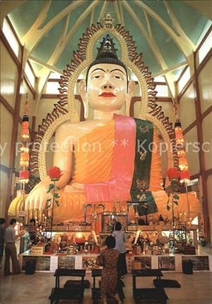 Seller image for Postkarte Carte Postale Singapore Temple of 1000 lights Statue of Buddha for sale by Versandhandel Boeger