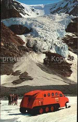 Bild des Verkufers fr Postkarte Carte Postale Gletscher Athabasca Glacier Andromeda Ice Fall Snowmobile zum Verkauf von Versandhandel Boeger