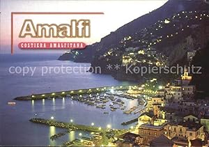Bild des Verkufers fr Postkarte Carte Postale Amalfi Panorama Porto Costiera Amalfitana zum Verkauf von Versandhandel Boeger