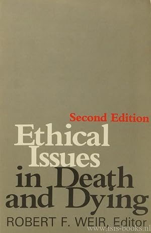 Immagine del venditore per Ethical issues in death and dying. venduto da Antiquariaat Isis