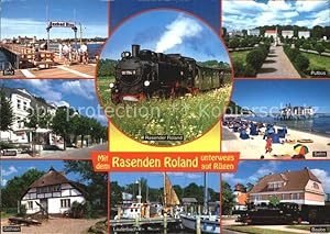 Bild des Verkufers fr Postkarte Carte Postale Rgen Rasende Roland Seebad Binz Putbus Sellin Ghren Baabe zum Verkauf von Versandhandel Boeger