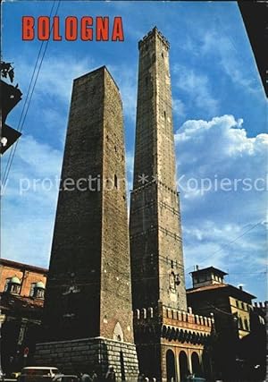 Bild des Verkufers fr Postkarte Carte Postale Bologna Le Due Torri Zwei Trme zum Verkauf von Versandhandel Boeger