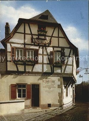 Bild des Verkufers fr Postkarte Carte Postale Bad Kreuznach Historisches Doktor Faust Haus zum Verkauf von Versandhandel Boeger