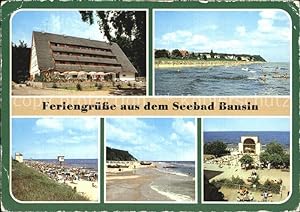 Postkarte Carte Postale Bansin Ostseebad Forsthaus Langenberg Betriebsferienheim des VEB Stahlgie...