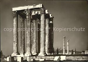 Bild des Verkufers fr Postkarte Carte Postale Athen Griechenland Olympieion zum Verkauf von Versandhandel Boeger