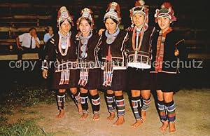 Immagine del venditore per Postkarte Carte Postale Tanz Tnzer E-Kaw Girls dancing Chiengmai Cultural Center Northern Thailand venduto da Versandhandel Boeger