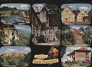 Postkarte Carte Postale Hessisch Oldendorf Schwimmbad Hohenstein Berliner Jugendheim Münchhauser ...