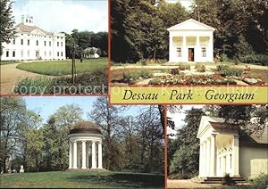 Postkarte Carte Postale Dessau-Rosslau Park Georgium