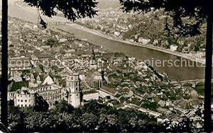 Imagen del vendedor de Postkarte Carte Postale Heidelberg Neckar Schloss Stadtansicht a la venta por Versandhandel Boeger