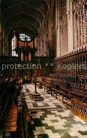 Seller image for Postkarte Carte Postale Cambridge Cambridgeshire Kings College Chapel Choir Cotman Color Series Postcard for sale by Versandhandel Boeger